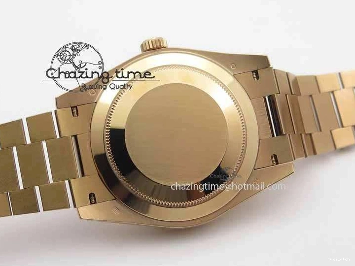 RG Edition On Best A3255 RG President Noob 228239 40mm 1:1 RG Bracelet Day-Date Dial 0409